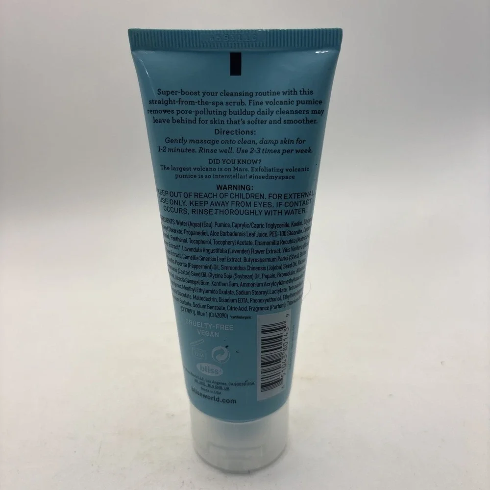 Bliss Micro Magic Skin Renewing Microdermabrasion Scrub Exfoliator 3.4oz Sealed